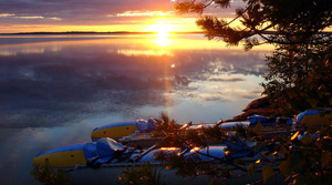 Закат на Вороньем озере